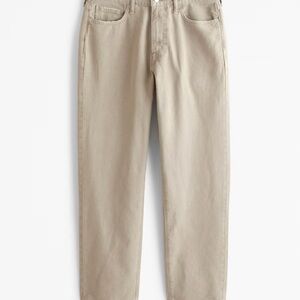 Men's loose Abercrombie Beige Jeans